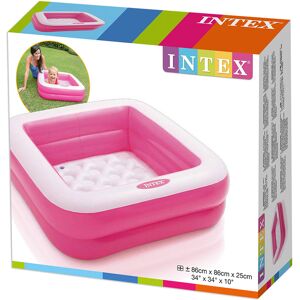 Intex Piscina Bebé Inflable Cuadrada 86X86X25C