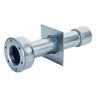 Astralpool 00327 Inox Aisi304 L240mm Wall Conduit Both Ends With 1 1/2 Inner Thread Plateado 240mm