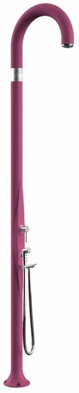 ARKEMA DESIGN - PRODOTTO MADE IN ITALY Ducha con Funny Yin Fuchsia Shower cm 17x17x232 ARKEMA DESIGN