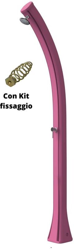 ARKEMA DESIGN - PRODOTTO MADE IN ITALY Ducha solar exterior fucsia cm 19x17x215 ARKEMA DESIGN - prodotto made