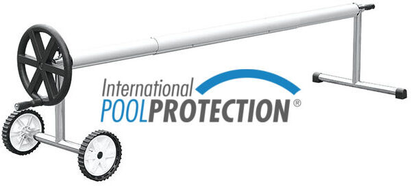 INTERNATIONAL COVER POOL Enrollador en acero inox. extensible para piscinas de hasta 4.20 metros