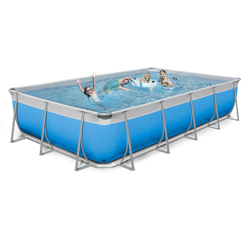 NEW PLAST Piscina elevada desmontable rectangular 520x265 H125 Futura 550 - New