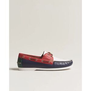 Ralph Lauren Merton Leather Boat Shoe Red/White/Blue - Musta - Size: EU40 EU41 EU42 EU43 EU44 EU45 EU46 - Gender: men