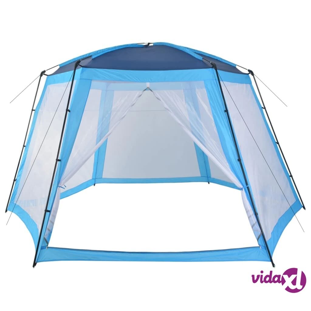 vidaXL Uima-altaan teltta 500x433x250 cm sininen