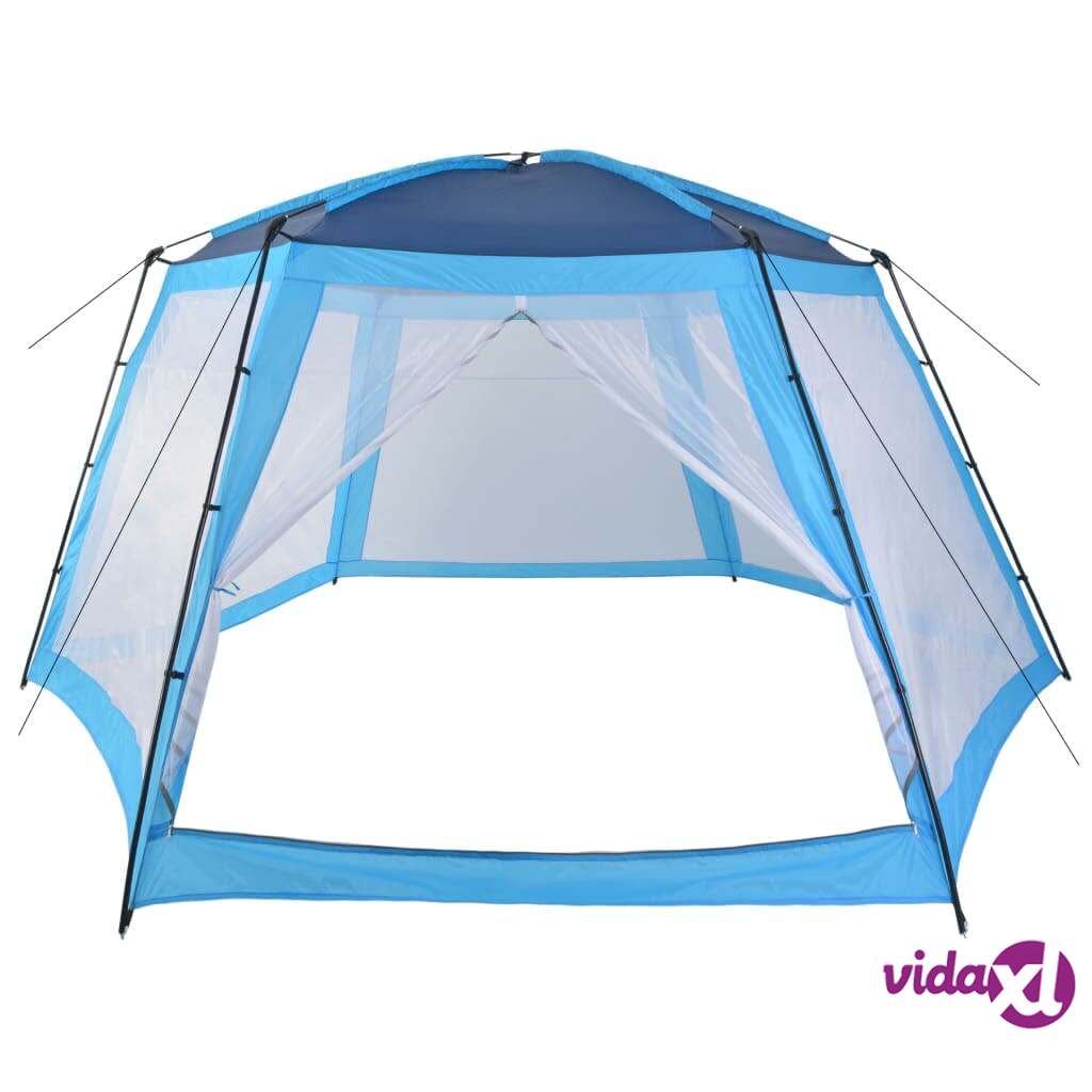 vidaXL Uima-altaan teltta 590x520x250 cm sininen