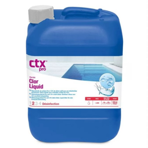 CTX 161 - Chlore liquide - 20 L - CTX - Chlore, oxygène actif, brome
