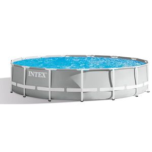 Intex Piscine tubulaire Prism Frame - Ronde - Ø 4,57 m x 1,07 m - Intex - Piscine tubulaire