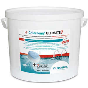 Bayrol e.Chlorilong Ultimate 7 - 10,2 kg - Bayrol - Chlore, oxygène actif, brome