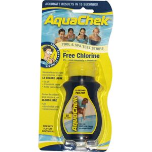 AQUACHEK 50 bandelettes test pour chlore libre - aquaclph