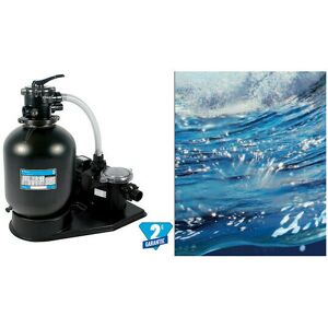 Groupe de filtration azur pentair 6 m³/h pour piscines jusqu'a 30 m³