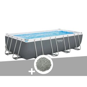 Kit piscine tubulaire Bestway Power Steel rectangulaire 5,49 x 2,74 x 1,22 m + 10 kg de zéolite - Publicité