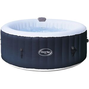 Spa gonflable 6 places rond - CleverSpa modele Turin - Diametre : 208 cm - Filtre et bache inclus