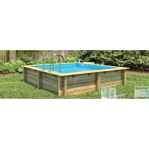 PROSWELL Piscine bois rectangulaire Weva 854x454x146cm - Publicité