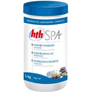 Chlore stabilise desinfection reguliere hth Spa granules - 1,2 kg 1,2 kg