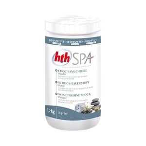 Choc sans chlore poudre (oxygene actif) hth Spa - 1,2 kg 1,2 kg