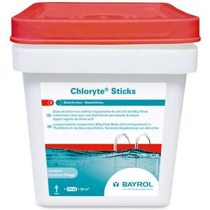 Chlore lent non stabilisé Bayrol Chloryte Sticks 300g - 4,5kg 4,5kg - Publicité