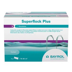 Floculant BAYROL Superflock Plus pour filtres a sable 1 kg