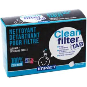 Nettoyant detartrant Impact CLEAN FILTER TAB