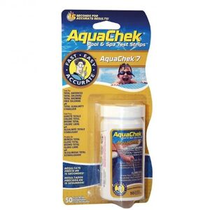 Boîte de 50 bandelettes d'analyse AquaChek 7-en-1 piscine et spa