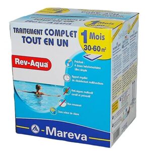 Traitement complet Mareva Rev-Aqua 1 mois - piscine 30-60 m3 (Revaqua) 60 m3 - Publicité