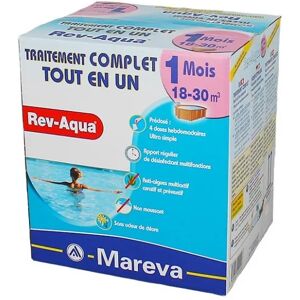 Traitement complet Mareva Rev-Aqua 1 mois - piscine 18-30 m3 (Revaqua) 30 m3