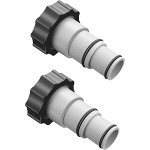 Adaptateur de tuyau de piscine A pour piscine Intex, adaptateur de tuyau de piscine de 38 mm et 32 mm de diamètre, adaptateur de tuyau de rechange pour pompe avec filetage interne à visser, connecteur - Publicité