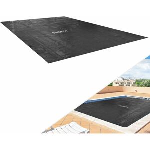 Bâche thermique bâche solaire chauffage solaire piscine 2,6 x 1,6 m Noir - Noir - Arebos - Publicité
