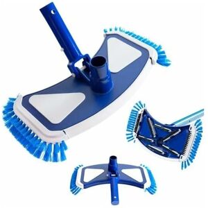 Aspirateur pour Piscine avec système de Clip Raccord pour Tuyau de Piscine ø 32/38 mm Brosse de Piscine - Bleu - Arebos - Publicité