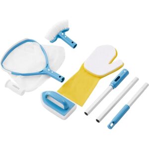 Spa Kit de Nettoyage de Piscine Kit d'entretien de Piscine 5 pièces Kit d'entretien de Piscine Accessoires pour Spa Kit - Bleu - Arebos - Publicité