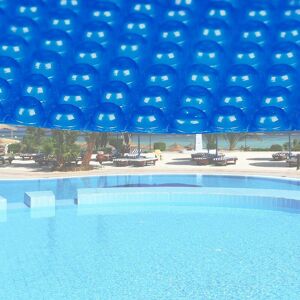 Bigb - Bache à bulles bleu pour piscine ronde 3,6m 400µ - Publicité