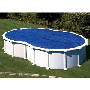 Bâche à bulles été pour piscine en huit GRE Pool - Dimensions bâche: 4,72 x 3,05 m - Publicité