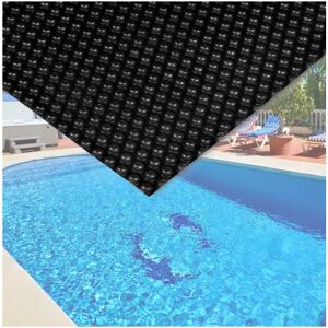 Le Poisson Qui Jardine - Bàche Couverture Piscine Rectangulaire à Effet Isolant - Noire. 5 x 8 m - Noir - Publicité