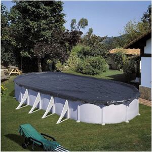 GRE Bâche d'hivernage 120 g/m² pour piscine acier ovale 5,00 x 3,00 m - Gré - Publicité