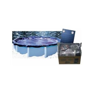 Bâche d'hiver ovale 3,65x7,31m pour piscine hors sol Swimline 0330011 5 - bleu - Publicité