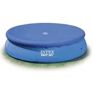 Intex Bâche pour piscine autoportante - Diam. 4,57 m - - Bleu - Publicité