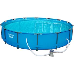 Piscine Hors-sol Tubulaire Bestway Steel Pro 427x84 cm Filtre à Cartouche de 2.006 litres/heure - Publicité