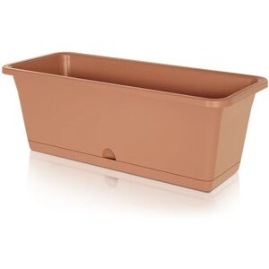 CAMELIA Pot de fleurs, dimensions (mm) 595x170x143, couleur Terracotta - Terre cuite