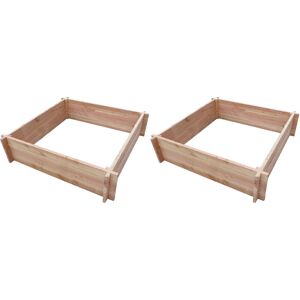 - Carré potager en bois de Douglas lot de 2