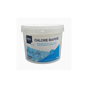 Chlore Choc Piscine - Action Rapide - Pastilles Spécial Eau Verte - Seau 5kg - Gamme Traitement Et Accessoires Piscine EDG Access - blanc - Publicité