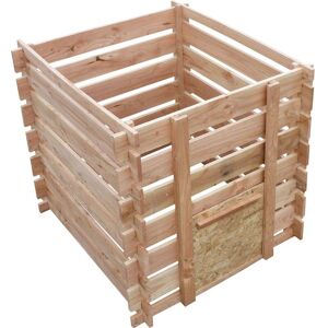 Composteur en bois de douglas naturel 700 litres