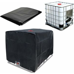 Couvercle De Réservoir d'eau Bâche De Protection IBC- Noir -Le Couvercle Supérieur Et La Valve Ne sont Pas Obstrués- pour Cuve 300L -bâche Couverture Réservoir IBC-Tissu Anti-81×61×100cm - Publicité