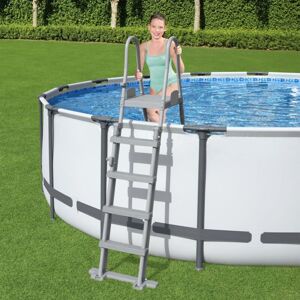 Chelle de piscine de sécurité à 4 marches Flowclear 132 cm - Bestway - Publicité