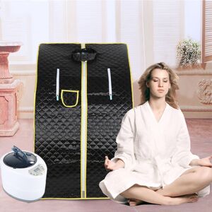 WYCTIN Hofuton Sauna Thérapeutique Vapeur Spa Chaise Maison Relax 99 x 76 x 88 cm 1.5L Noir - Publicité