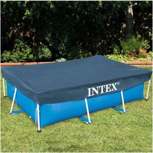 28038 - Bâche protection pour piscine rectangulaire tubulaire 3m x 2m - Intex - Publicité