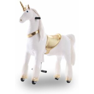 - Kijana Cheval à Roulettes Enfant Licorne / Unicorn, Cheval a roues Blanc, Pour 3-6 ans