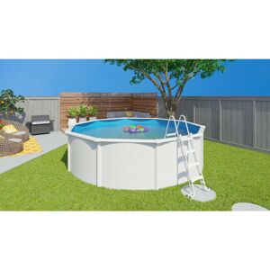 Piscines hors sol acier diamètre 3.90 m Trigano Jardin - pi8700-1 - blanc - Publicité