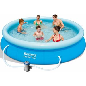 BESTWAY - Piscine autoportante hors-sol Ø 366cm avec pompe de filtrage - Publicité