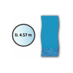 Liner swirl forme ronde d.4.57m pour piscine hors sol Swimline li1548sb - bleu - Publicité