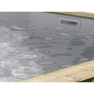 Ubbink - Liner piscine hors-sol Ø430 x H120cm 75/100ème coloris gris - Publicité