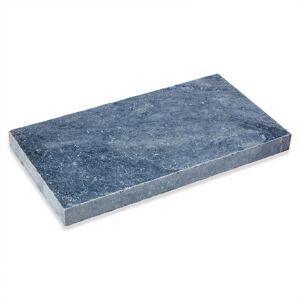 RO'MA NATURE Margelle de piscine Pierre Naturelle Adana - 61x33x5 cm - Bord droit - Gris Bleu - Publicité